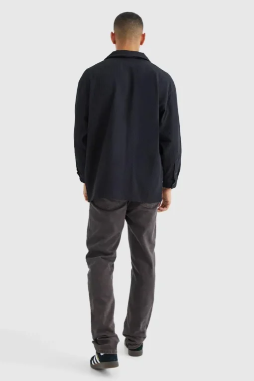 Long Sleeve Pleated Oversized Shirt