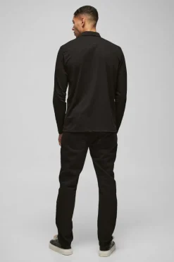 Long Sleeve Slim Fit Jersey Shirt