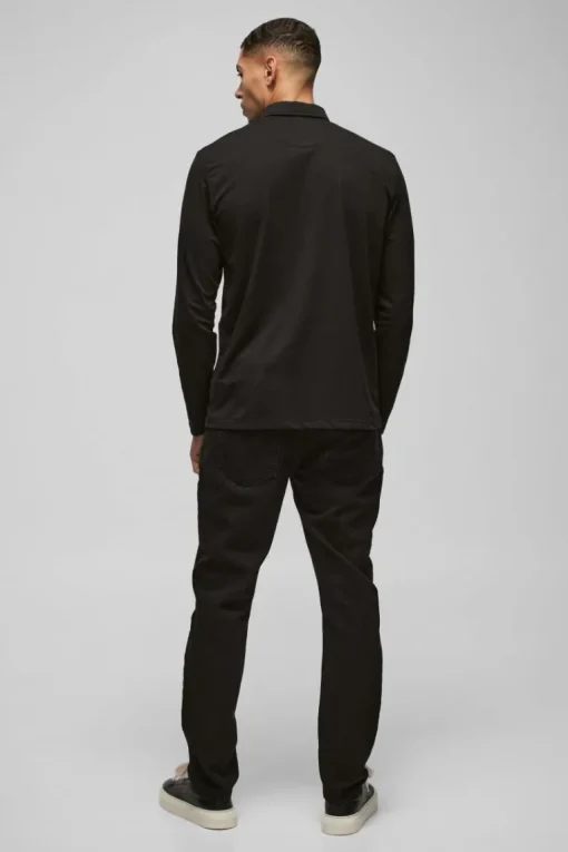 Long Sleeve Slim Fit Jersey Shirt
