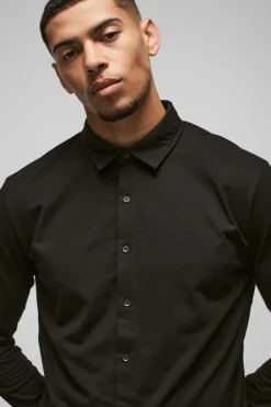 Long Sleeve Slim Fit Jersey Shirt