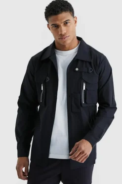 Long Sleeve Technical 3d Pocket Utility Shirt