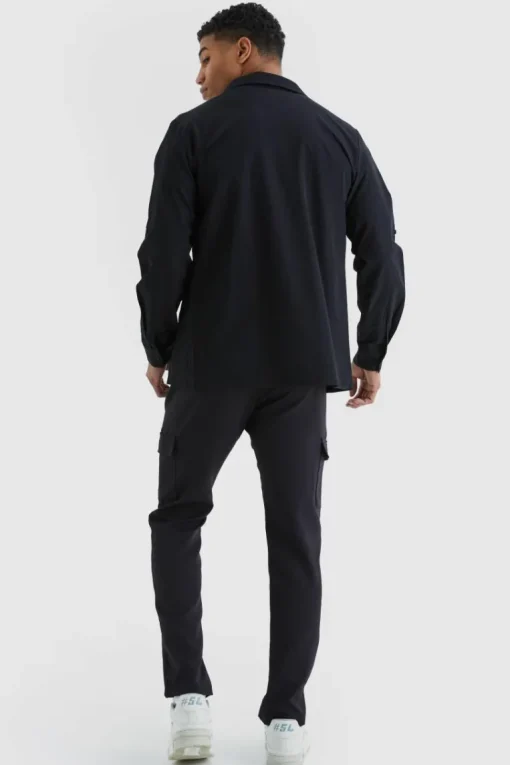 Long Sleeve Technical 3d Pocket Utility Shirt