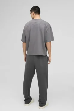 Loose Fit Drop Crotch Loopback Jogger