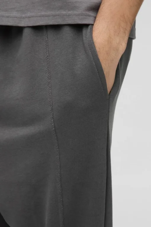 Loose Fit Drop Crotch Loopback Jogger