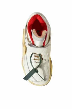 Low Top Puzzle Couture White Sneakers