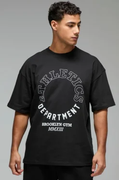 Man Active Athletics Department Oversized T-shirt