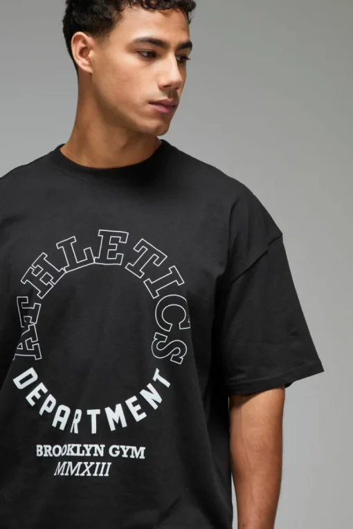 Man Active Athletics Department Oversized T-shirt