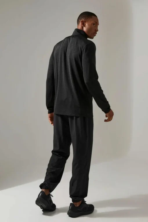 Man Active Breathable Marl 1/4 Zip Top