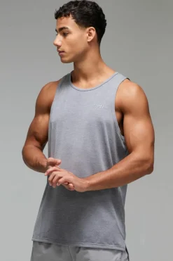 Man Active Breathable Marl Vest