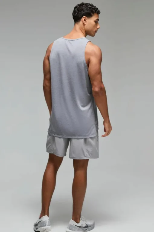 Man Active Breathable Marl Vest
