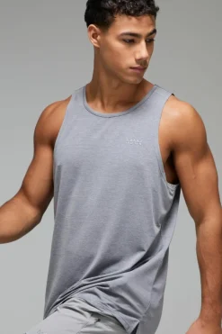 Man Active Breathable Marl Vest