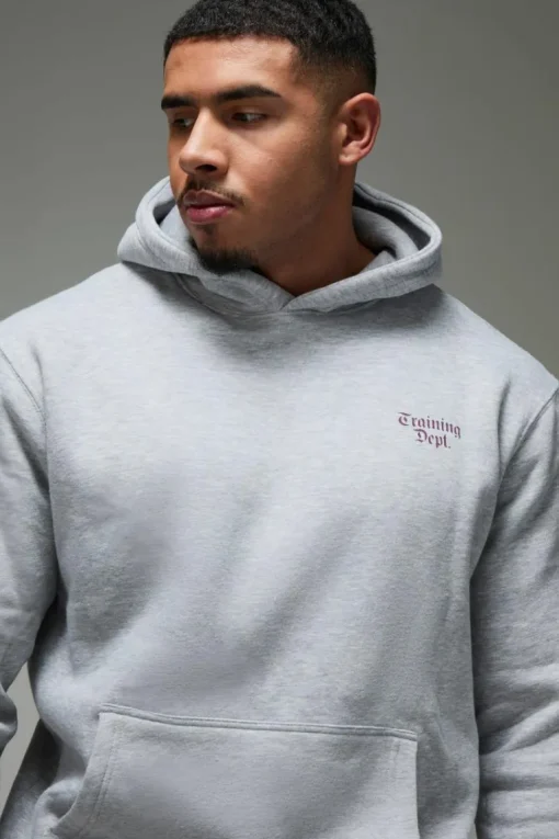 Man Active Destroy The Iron Oversized Hoodie