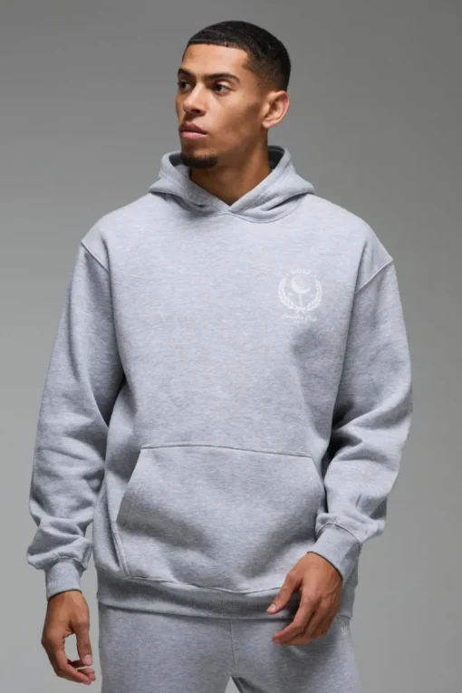Man Active Golf Country Club Oversized Hoodie