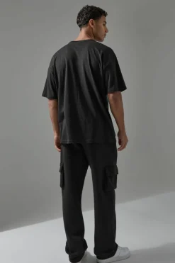 Man Active Graffiti One More Rep Oversized T-shirt