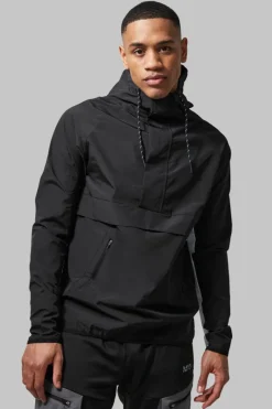 Man Active Gym Colour Block Regular Fit Windbreaker