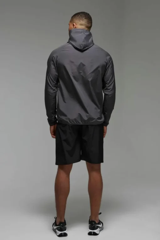 Man Active Gym Colour Block Regular Fit Windbreaker
