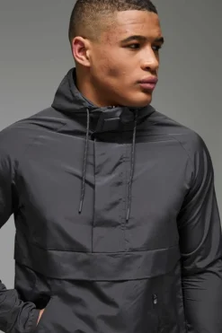 Man Active Gym Colour Block Regular Fit Windbreaker