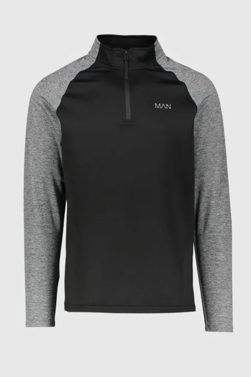 Man Active Gym Funnel Neck Tracksuit