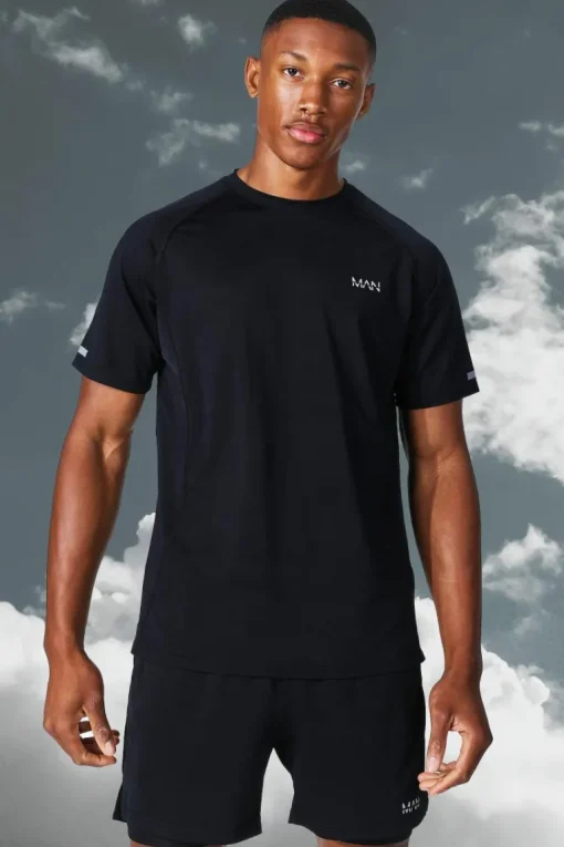 Man Active Gym Lightweight Marl T-Shirt