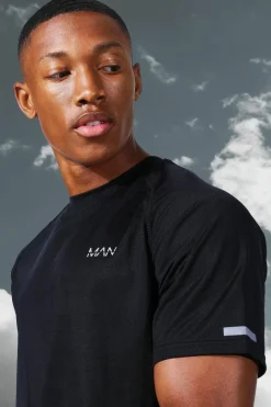 Man Active Gym Lightweight Marl T-Shirt