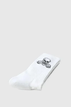 Man Active Gym Skull Crew Socks