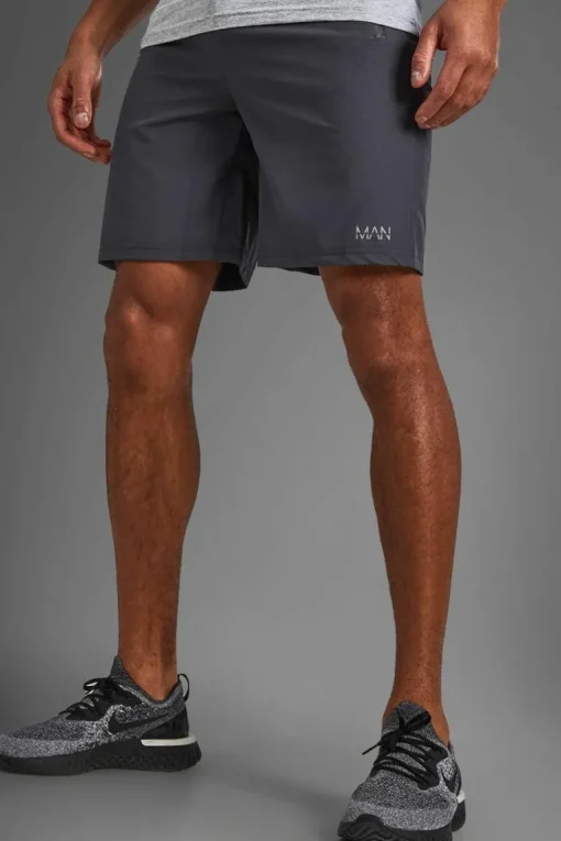 Man Active Gym Zip Pocket Regular Fit 5inch Shorts