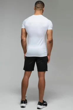 Man Active Lightweight Essentials Gym Muscle Fit Raglan T-shirt