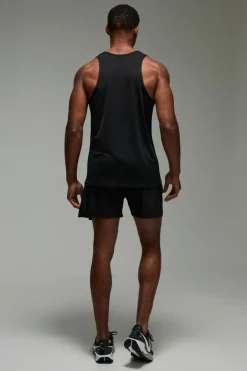 Man Active Lightweight Performance Slim Fit Marl Gym Tank