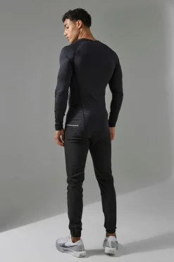Man Active Long Sleeve Base Layer T-shirt 2 Pack