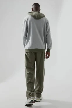 Man Active Loopback Colour Block Tracksuit