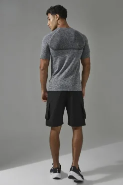 Man Active Muscle Fit Seamless Marl T-shirt