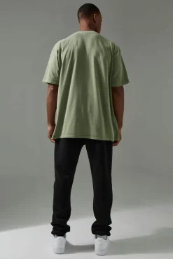 Man Active One More Rep Oversized Over-dye T-shirt