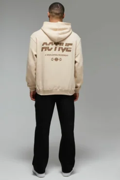 Man Active Oversized Hoodie