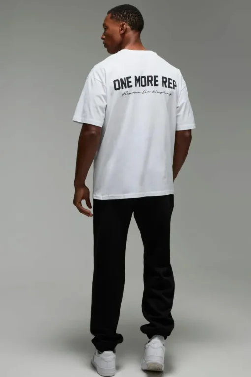 Man Active Oversized One More Rep T-shirt