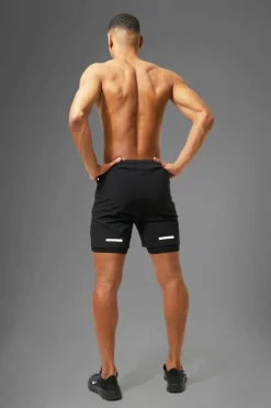 Man Active Performance Regular Fit 5inch 2-in-1 Shorts