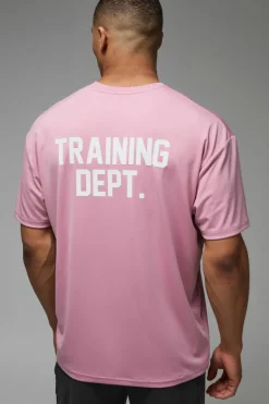 Man Active Performance Training Dept. Oversized T-shirt
