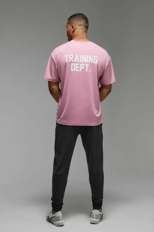 Man Active Performance Training Dept. Oversized T-shirt