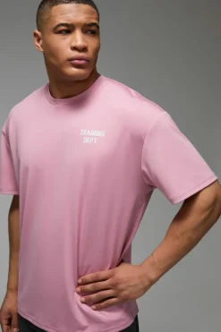 Man Active Performance Training Dept. Oversized T-shirt