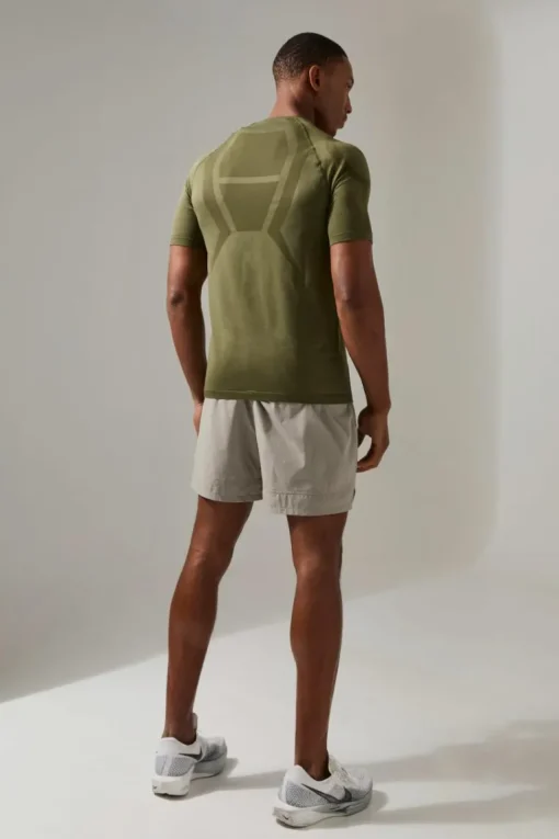 Man Active Seamless Muscle Fit T-shirt
