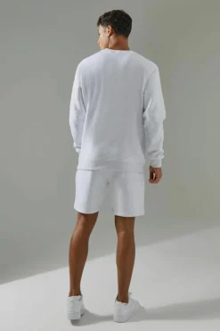 Man Active Sweatshirt & Short Tracksuit