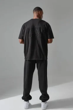 Man Active Training Dept Oversized Embossed Jogger