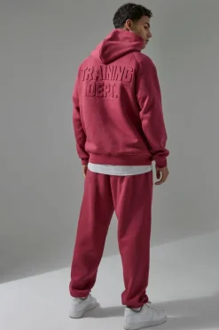 Man Active Training Dept Oversized Embossed Jogger