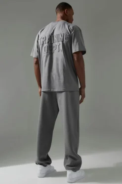 Man Active Training Dept Oversized Embossed Jogger