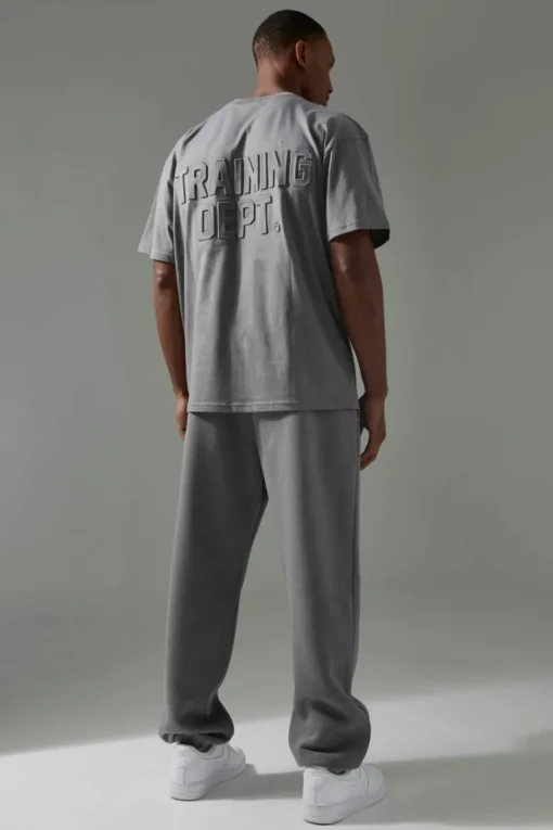 Man Active Training Dept Oversized Embossed Jogger