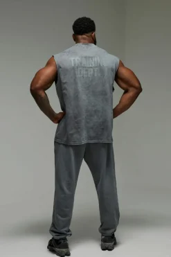Man Active Training Dept. Oversized Washed Tank