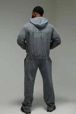 Man Active Training Dept. Boxy Washed Hoodie