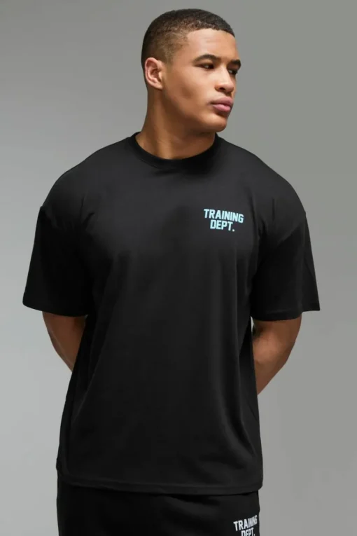 Man Active Training Dept Oversized T-shirt