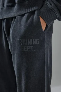 Man Active Training Dept Washed Oversized Joggers