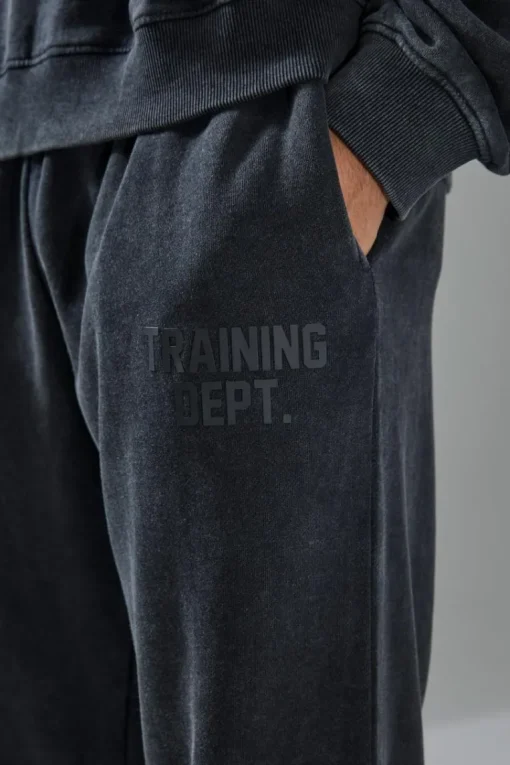 Man Active Training Dept Washed Oversized Joggers