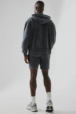 Man Active Washed Rest Day Regular Fit 5inch Shorts